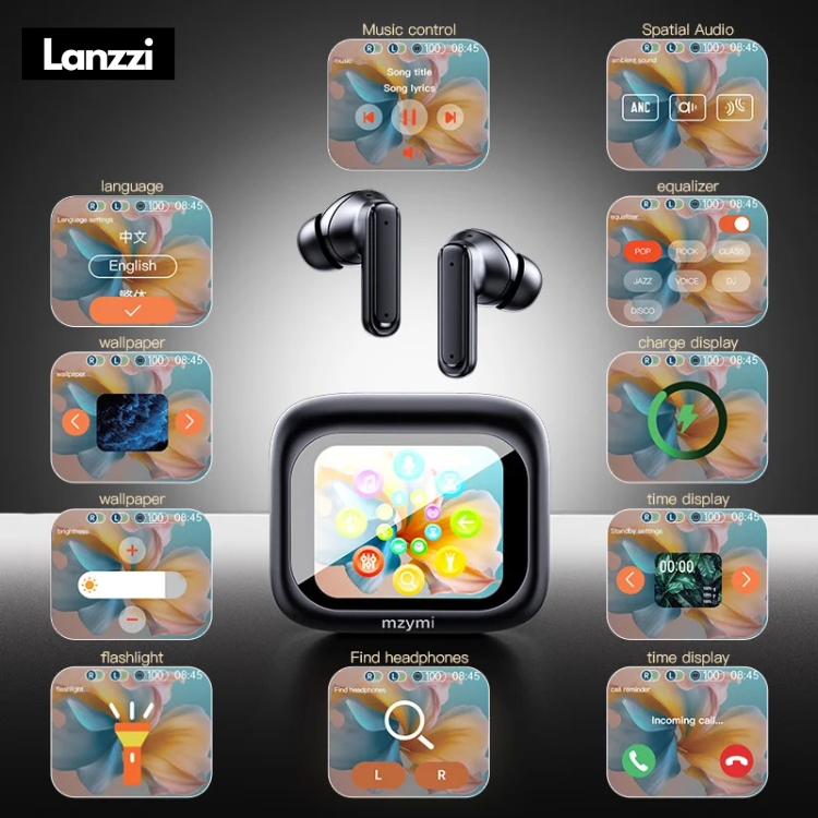 LANZZI Touchscreen Bluetooth Headset with Translate App for Xiaomi