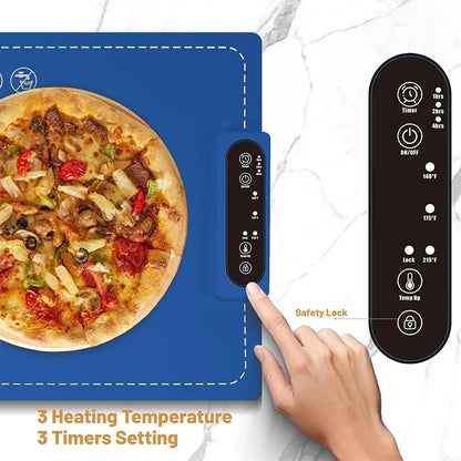 LANZZI Premium Silicone Nano-Material Electric Warming Tray