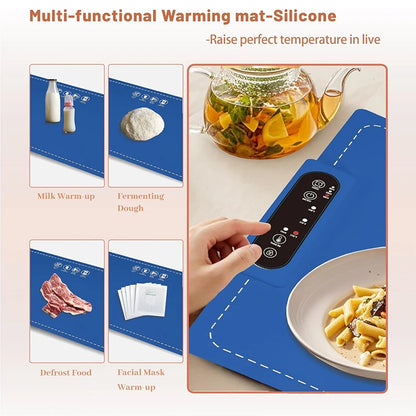 LANZZI Premium Silicone Nano-Material Electric Warming Tray