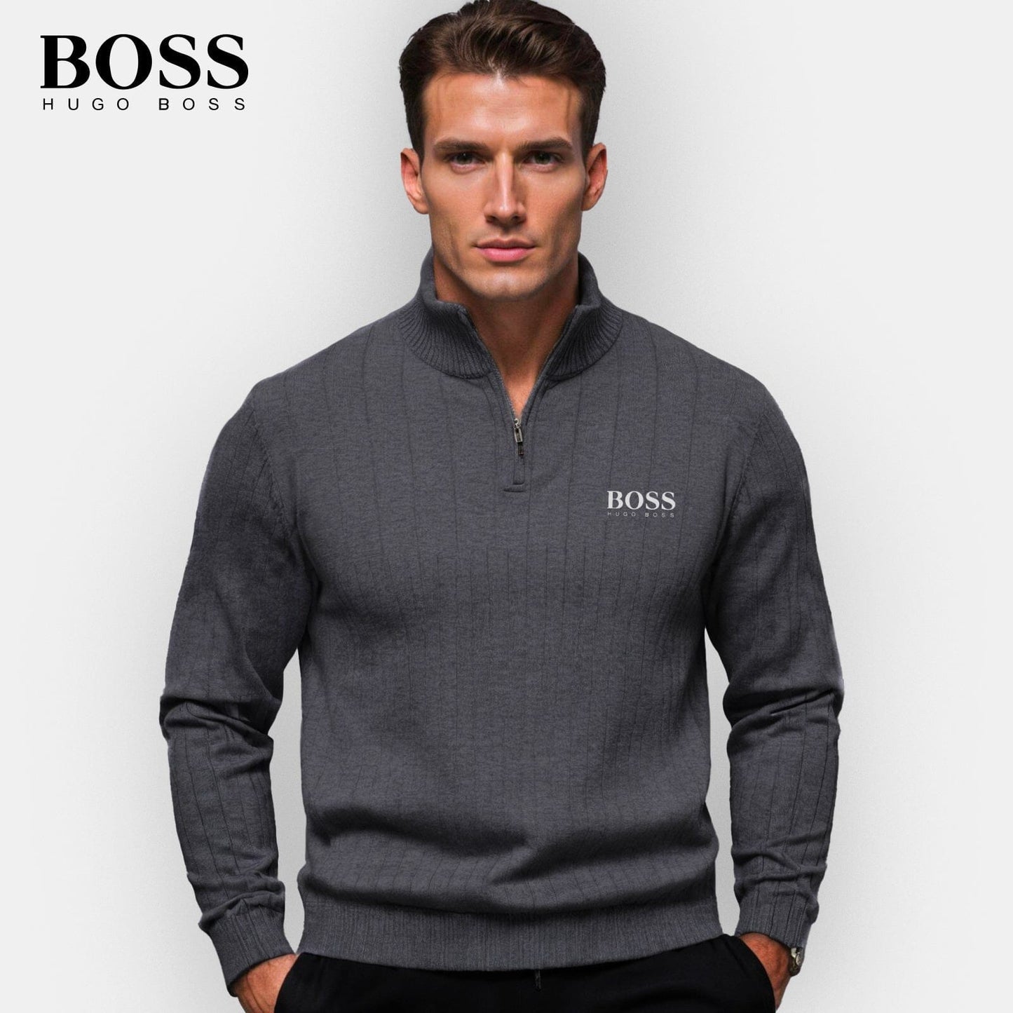 Men’s Full-Zip Sweater (Clearance)